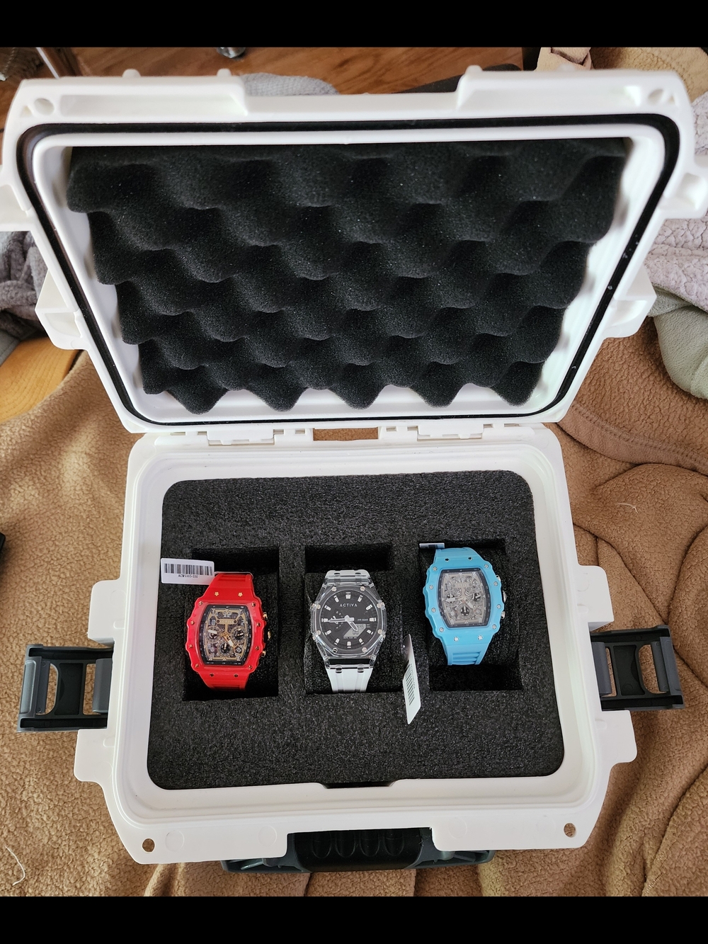 3 Watches By Activa by Invicta collection With LIMITED PROTECTIVE CASE